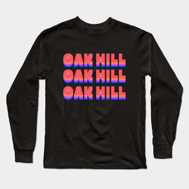 Oak Hill Elementary Long Sleeve T-Shirt by Mildred & Pearl 